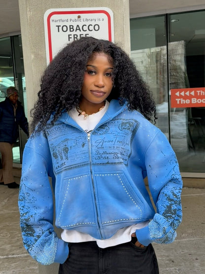 CELESTIAL Hoodie — Blue